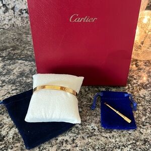 Authentic Rare 1970 Aldo Cipullo Ultima II Cartier- Charles Revson LOVE Bracelet